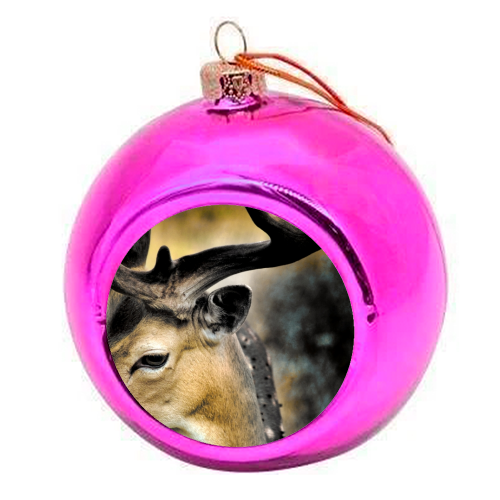 Gentleman - colourful christmas bauble by Lordt