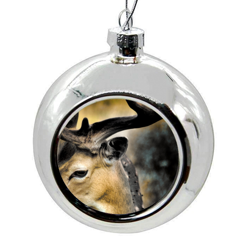 Gentleman - colourful christmas bauble by Lordt