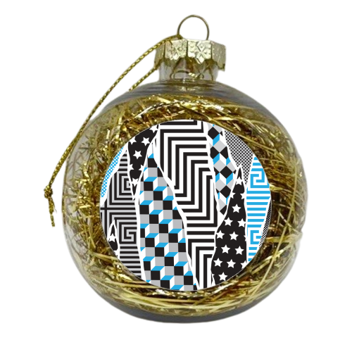 Geo mess - xmas bauble by seangallagher