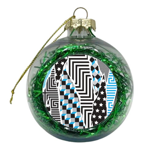 Geo mess - xmas bauble by seangallagher