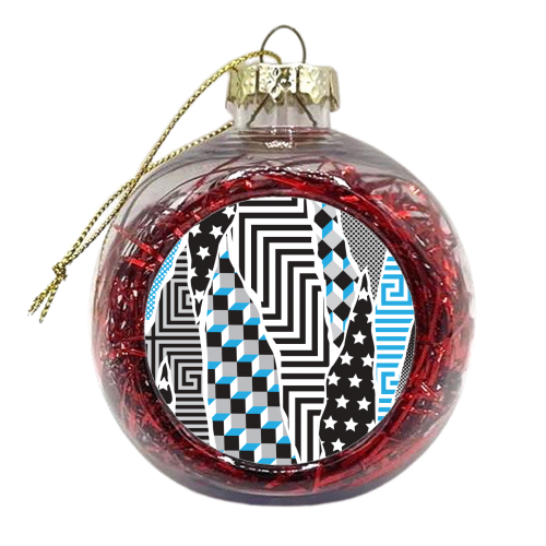 Geo mess - xmas bauble by seangallagher