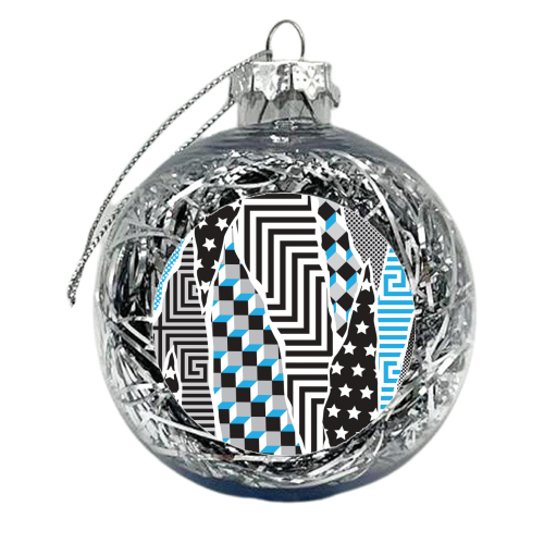 Geo mess - xmas bauble by seangallagher
