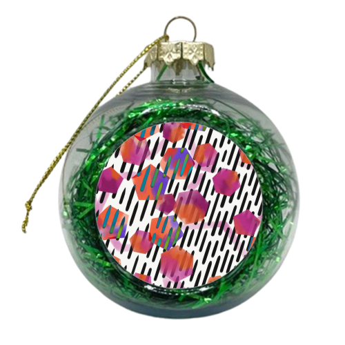 Geo Shapes - xmas bauble by Victoria Krupp-Rombalski
