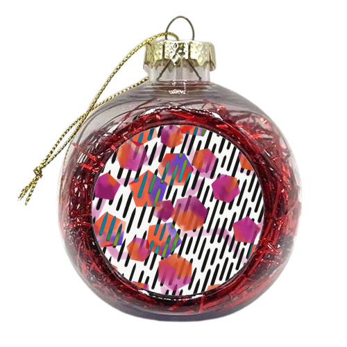 Geo Shapes - xmas bauble by Victoria Krupp-Rombalski