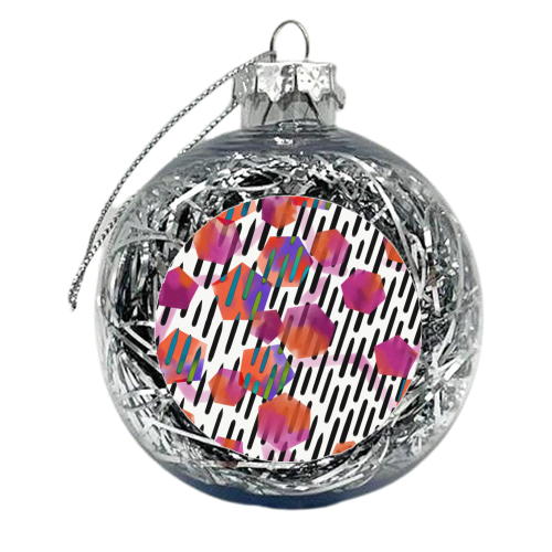 Geo Shapes - xmas bauble by Victoria Krupp-Rombalski