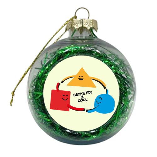 geometry is cool - xmas bauble by Sustici