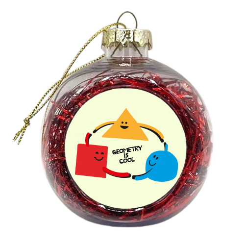 geometry is cool - xmas bauble by Sustici