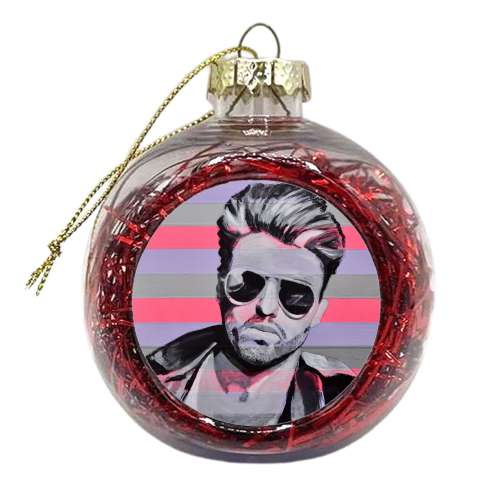 George - xmas bauble by Kirstie Taylor