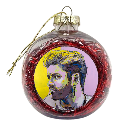 George - xmas bauble by Laura Selevos
