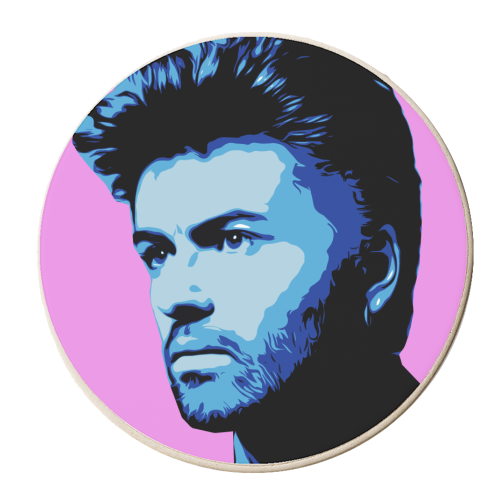 GEORGE - LILAC - personalised beer coaster by DOLLY WOLFE