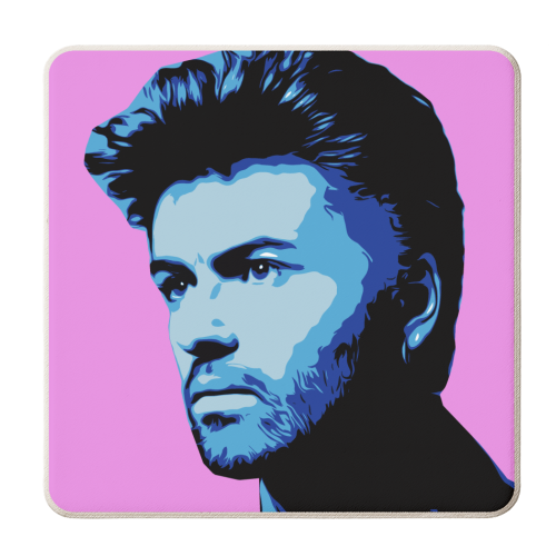 GEORGE - LILAC - personalised beer coaster by DOLLY WOLFE