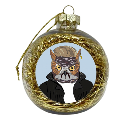 George Michowl - xmas bauble by Casey Rogers