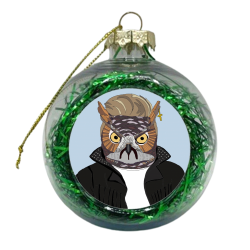George Michowl - xmas bauble by Casey Rogers