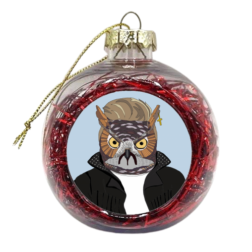 George Michowl - xmas bauble by Casey Rogers