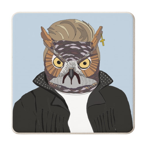 George Michowl - personalised beer coaster by Casey Rogers