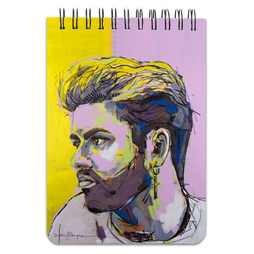 George - personalised A4, A5, A6 notebook by Laura Selevos