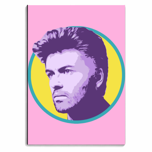 GEORGE - PINK - personalised A4, A5, A6 notebook by DOLLY WOLFE