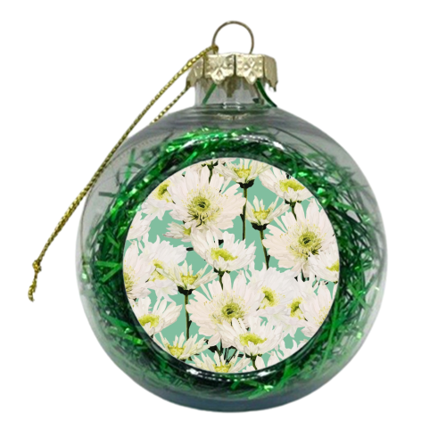 Gerbera - xmas bauble by Uma Prabhakar Gokhale