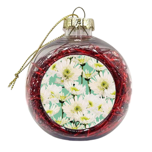 Gerbera - xmas bauble by Uma Prabhakar Gokhale