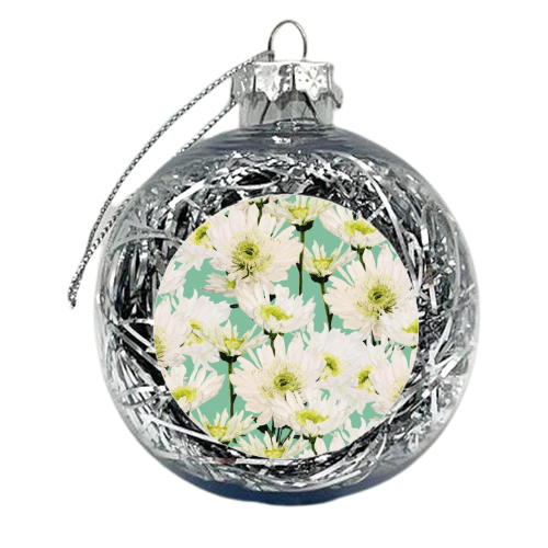 Gerbera - xmas bauble by Uma Prabhakar Gokhale