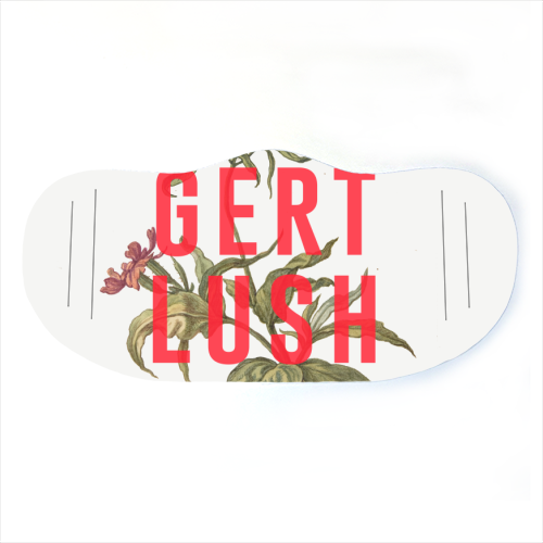 Gert Lush - face cover mask by The 13 Prints