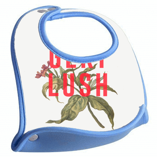 Gert Lush - feeding bib by The 13 Prints