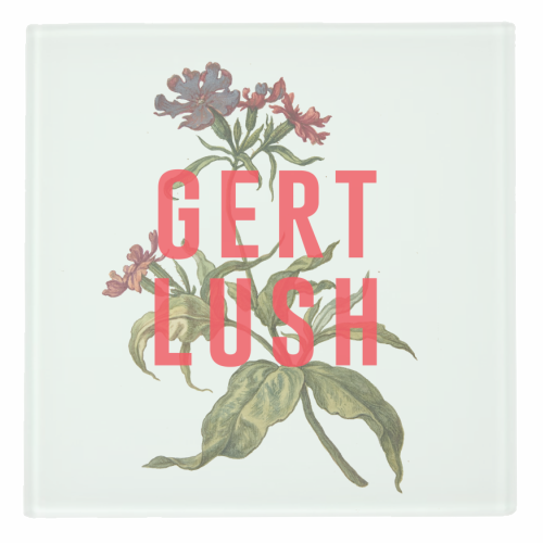 Gert Lush - personalised beer coaster by The 13 Prints