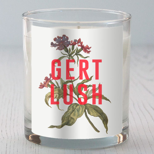 Gert Lush - scented candle by The 13 Prints