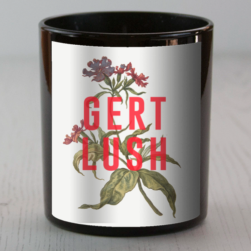 Gert Lush - scented candle by The 13 Prints