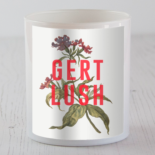 Gert Lush - scented candle by The 13 Prints