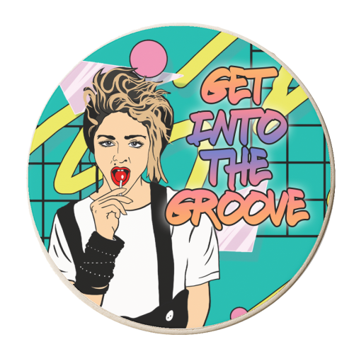 Get into the Groove - personalised beer coaster by Bite Your Granny