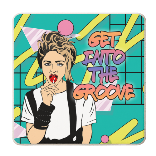 Get into the Groove - personalised beer coaster by Bite Your Granny