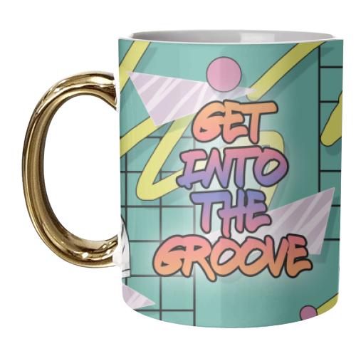 Get into the Groove - unique mug by Bite Your Granny
