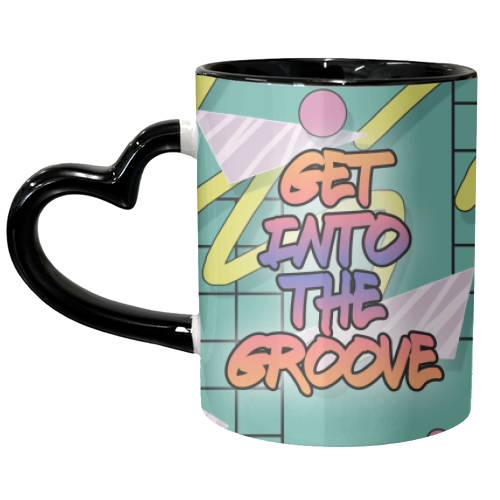 Get into the Groove - unique mug by Bite Your Granny