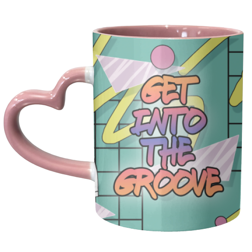 Get into the Groove - unique mug by Bite Your Granny