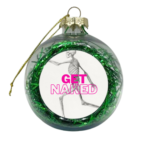 Get Naked - xmas bauble by OhMC! Designs