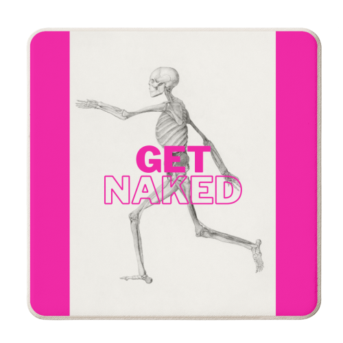 Get Naked - personalised beer coaster by OhMC! Designs