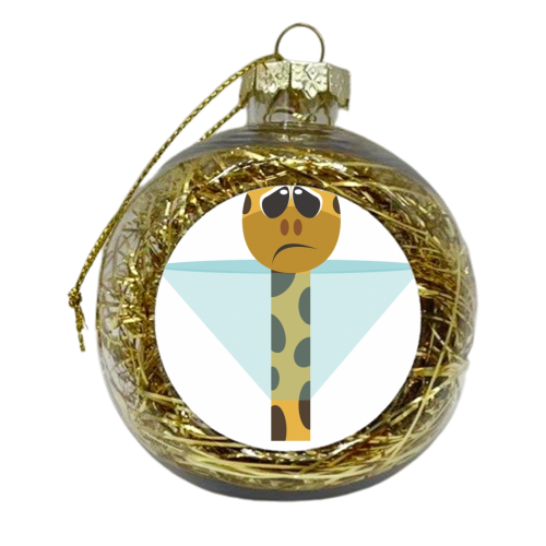 Get Well Soon - xmas bauble by Maria McGregor
