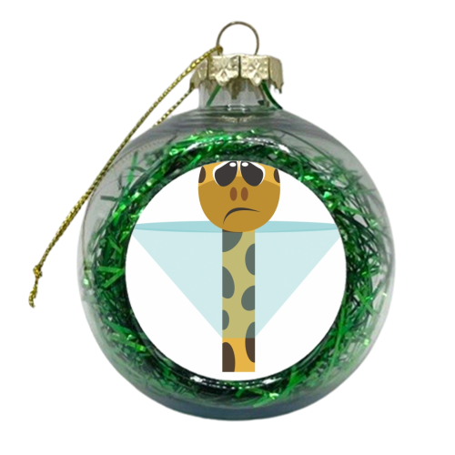 Get Well Soon - xmas bauble by Maria McGregor