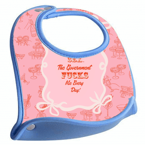 GETTING F****D! - feeding bib by Wallace Elizabeth