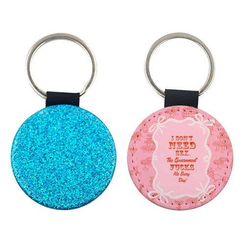 GETTING F****D! - keyring by Wallace Elizabeth