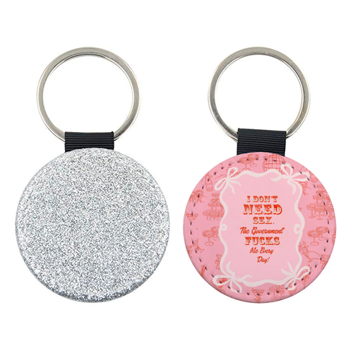 GETTING F****D! - keyring by Wallace Elizabeth