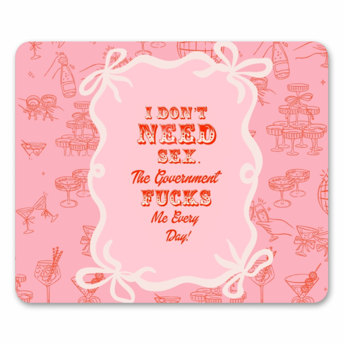 GETTING F****D! - mouse mat by Wallace Elizabeth