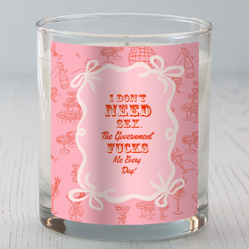 GETTING F****D! - scented candle by Wallace Elizabeth