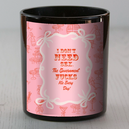 GETTING F****D! - scented candle by Wallace Elizabeth