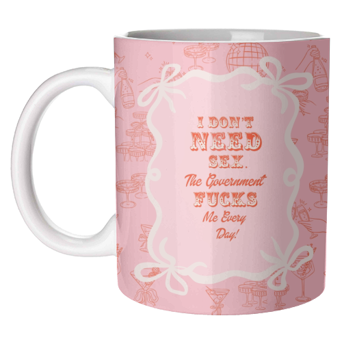 GETTING F****D! - unique mug by Wallace Elizabeth