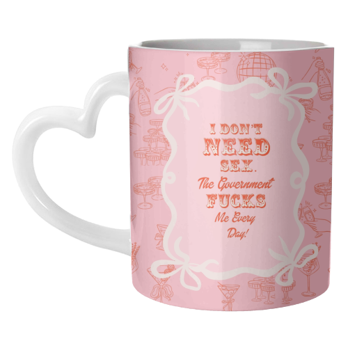 GETTING F****D! - unique mug by Wallace Elizabeth