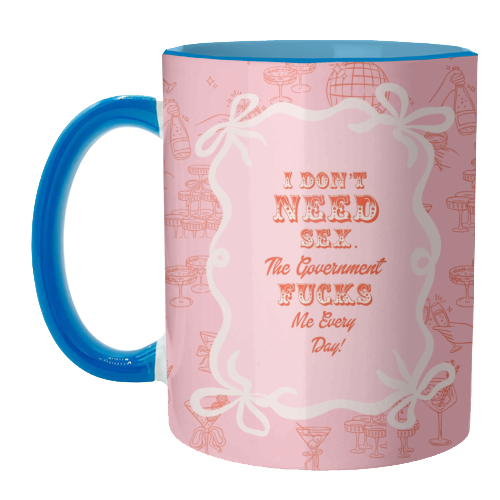 GETTING F****D! - unique mug by Wallace Elizabeth