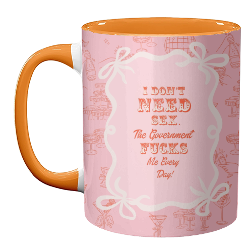 GETTING F****D! - unique mug by Wallace Elizabeth