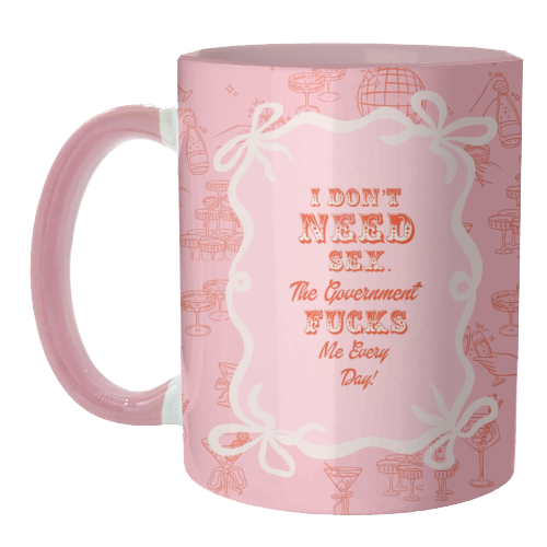 GETTING F****D! - unique mug by Wallace Elizabeth
